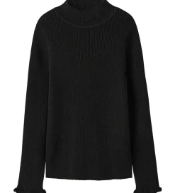 Juletøj|Name It Bluse - Rib - Glitter - NkfRiaglitter - Sort