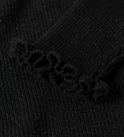 Juletøj|Name It Bluse - Rib - Glitter - NkfRiaglitter - Sort