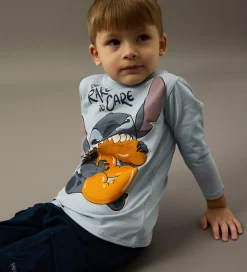 Drengetøj|Bluser|Name It Bluse - Stitch - NmmOlly - Kentucky Blue