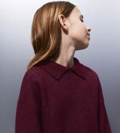 Pigetøj|Bluser|Name It Bluse - Strik - NkfSonia - Burgundy