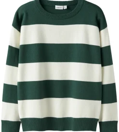 Drengetøj|Bluser|Name It Bluse - Strik - NkmSage - Bistro Green