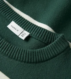 Drengetøj|Bluser|Name It Bluse - Strik - NkmSage - Bistro Green