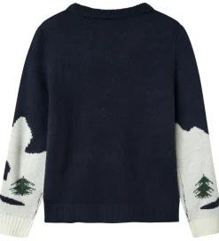 Juletøj|Name It Bluse - Strik - NknRebo - Navy Blazer