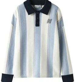 Drengetøj|Bluser|Name It Bluse - Strik - Viskoseblanding - NkmSima - Kentucky Blu