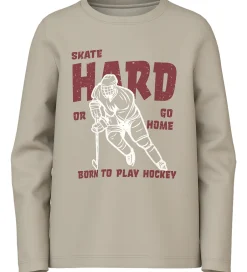 Bluser|Name It Bluser - 2-pak - NkmVux - Island Fossil/Cloud Dancer 98