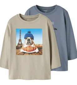 Bluser|Name It Bluser - 2-pak - NmmVoto - Island Fossil/Flint Stone Pen