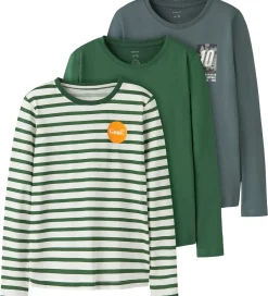 Basis|Name It Bluser - 3-pak - Noos - NkmNikolai - Garden Topiary/Gard