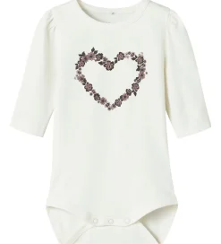 Bodyer|Name It Body l/æ - NbfOasa - Cloud Dancer m. Hjerte