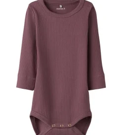 Pigetøj|Bodyer|Name It Body l/æ - NbfRinara - Grape Shake