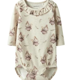Bodyer|Pigetøj|Name It Body l/æ - NbfShelly - Peyote Melange