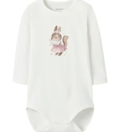 Pigetøj|Bodyer|Name It Body l/æ - NbfSunshine - Cloud Dancer
