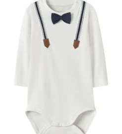 Bodyer|Name It Body l/æ - NbmRufus - Bright White m. Print