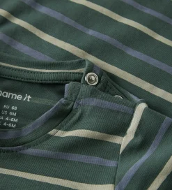 Bodyer|Name It Body l/æ - NbmVroels - Bistro Green/Stripes