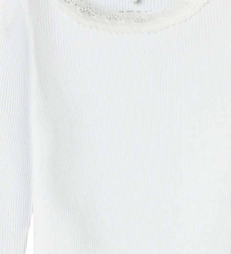 Bodyer|Name It Body l/æ - Noos - Rib - NbfKab - Bright White