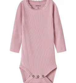 Pigetøj|Bodyer|Name It Body l/æ - Noos - Rib - NbfKab - Fragrant Lilac