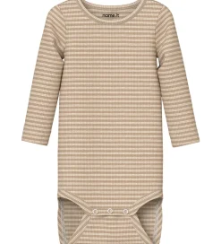 Juletøj|Bodyer|Name It Body l/æ - Rib - Viskose - NbfSister - Cloud Dancer