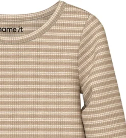 Juletøj|Bodyer|Name It Body l/æ - Rib - Viskose - NbfSister - Cloud Dancer