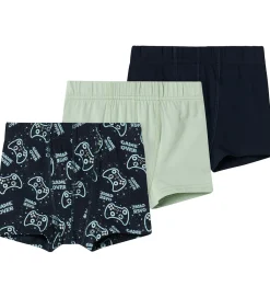 Undertøj|Name It Boxershorts - Noos - 3-pak - NmmTights - Dark Sapphire
