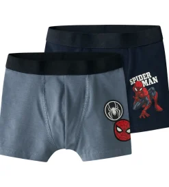 Undertøj|Name It Boxershorts - 2-pak - NmmOvile Spiderman - Navy Blazer