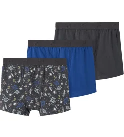 Undertøj|Name It Boxershorts - 3-Pak - Noos - NkmBoxer - Forged Iron/Spac
