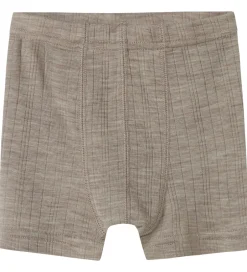 Undertøj|Name It Boxershorts - Uld - Rib - NmmWang - Satellite