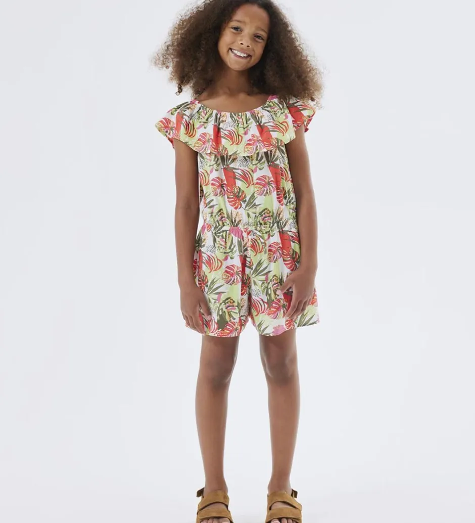 Sommerdragter|Name It Buksedragt - NkfVinaya - Noos - Bright White/Tropical