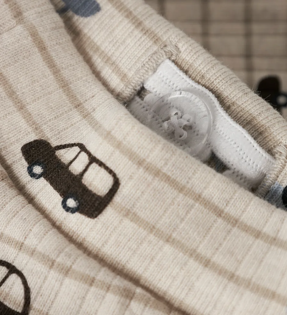 Bukser Og Jeans|Name It Bukser - NbmRonald - Rib - Peyote Melange