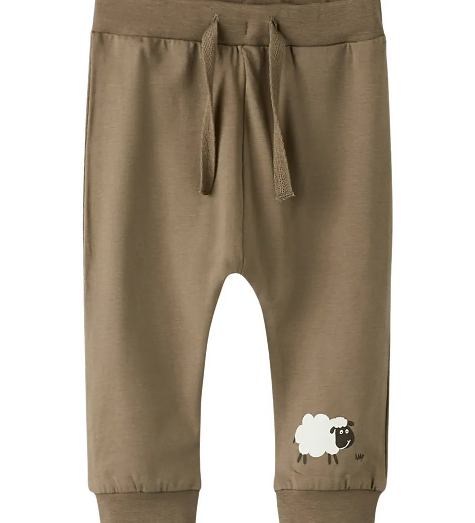 Bukser Og Jeans|Name It Bukser - NbmVobbi - Walnut/Sheep