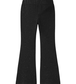 Juletøj|Bukser Og Jeans|Name It Bukser - NkfRoka - Sort m. Glimmer