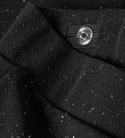 Juletøj|Bukser Og Jeans|Name It Bukser - NkfRoka - Sort m. Glimmer