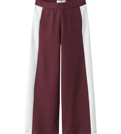 Bukser Og Jeans|Name It Bukser - Piqué - NkfRivea - Wide - Burgundy