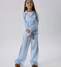 Nattøj|Name It Bukser - Satin - NkfRuth - Kentucky Blue