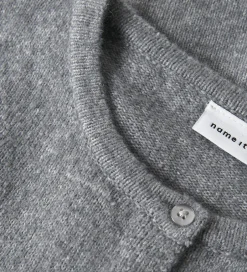 Cardigans|Striktrøjer|Name It Cardigan - Noos - Strik - NkfSaluna - Gråmeleret