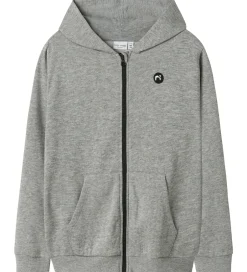 Hættetrøjer|Name It Cardigan - Noos - Sweat - NkmVimo - Gråmeleret