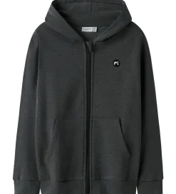 Hættetrøjer|Name It Cardigan - Noos - Sweat - NkmVimo - Mørkegråmeleret