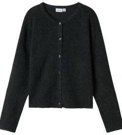 Striktrøjer|Name It Cardigan - Strik - NkfSaluna - Dark Grey Melange