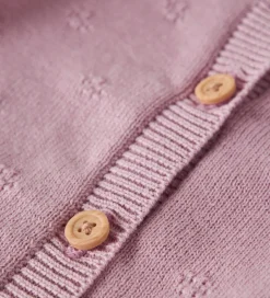 Cardigans|Pigetøj|Name It Cardigan - Strik - NmfSully - Keepsake Lilac