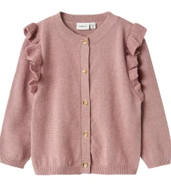 Striktrøjer|Name It Cardigan - Strik - Noos - NmfAbinne - Deauville Mauve/To
