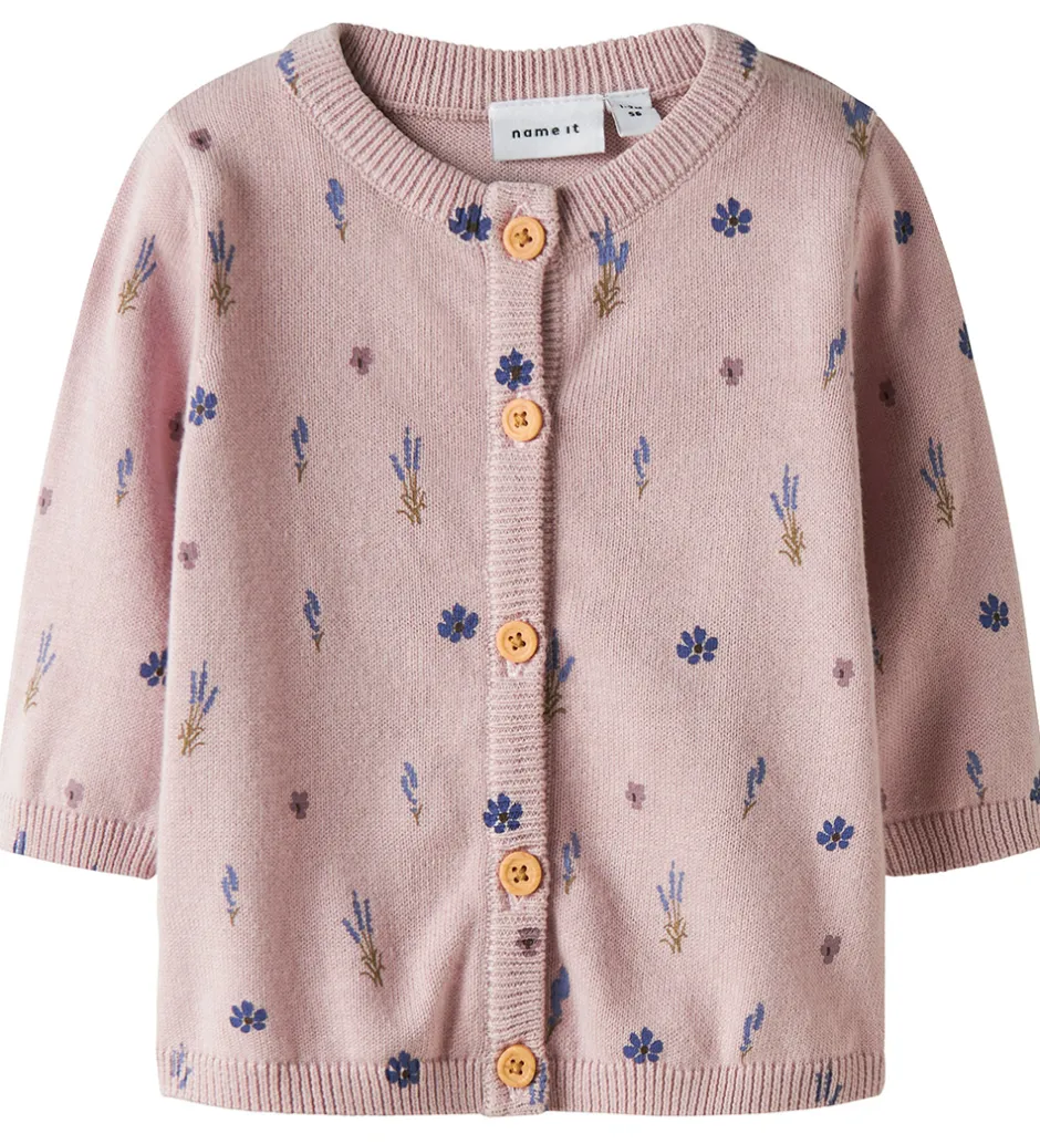 Cardigans|Name It Cardigan - Strik - NbfOhio - Burnished Lilac