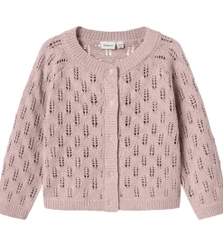 Striktrøjer|Name It Cardigan - Strik - NmfLeslie - Burnished Lilac