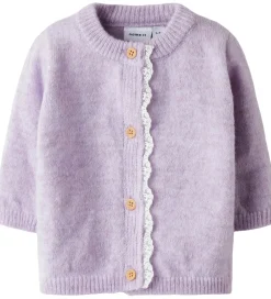 Cardigans|Name It Cardigan - Strik - NbfRikimmi - Keepsake Lilac