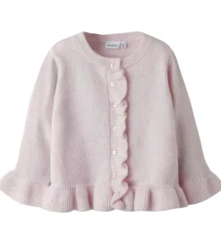 Pigetøj|Cardigans|Name It Cardigan - Strik - NmfSupia - Keepsake Lilac