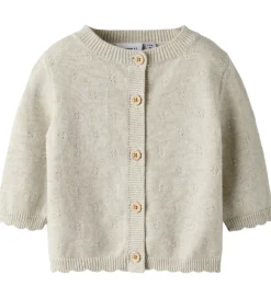 Cardigans|Pigetøj|Name It Cardigan - Strik - NmfSully - Peyote Melange