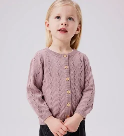 Striktrøjer|Name It Cardigan - Strik - Noos - NmfBanni - Deauville Mauve
