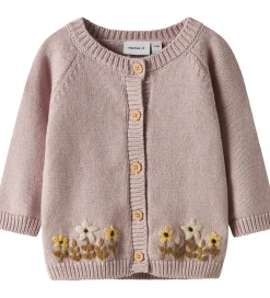 Striktrøjer|Name It Cardigan - Strik - NbfKamma - Burnished Lilac