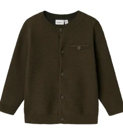 Striktrøjer|Name It Cardigan - Strik - NmmLuther - Turkish Coffee