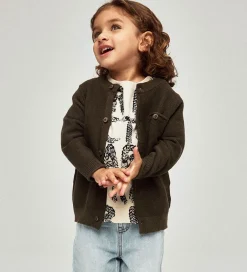 Striktrøjer|Name It Cardigan - Strik - NmmLuther - Turkish Coffee