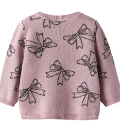 Juletøj|Cardigans|Name It Cardigan - Strik - NbfRebowie - Keepsake Lilac