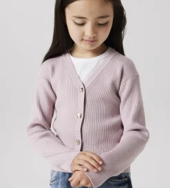 Striktrøjer|Name It Cardigan - Strik - Rib - NkfLarenlise - Burnished Lilac
