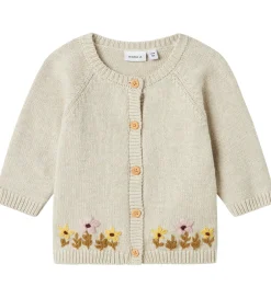 Striktrøjer|Name It Cardigan - Strik - NbfKamma - Peyote Melange